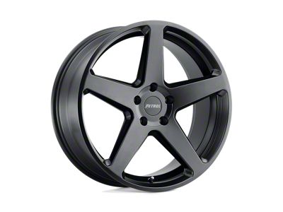 Petrol P2C Semi Gloss Black Wheel; 17x8; 40mm Offset