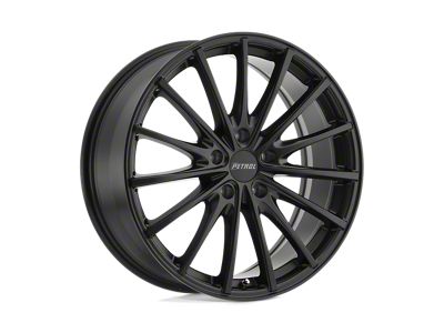 Petrol P3A Matte Black Wheel; 17x8; 40mm Offset