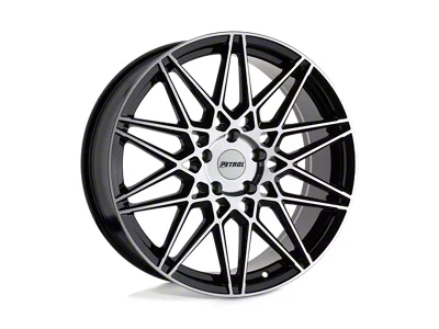 Petrol P3C Gloss Black with Machined Face Wheel; 20x8.5; 35mm Offset