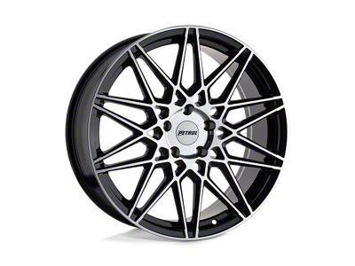 Petrol P3C Gloss Black with Machined Face Wheel; 20x8.5; 40mm Offset