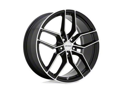 Petrol P5C Gloss Black with Machined Face Wheel; 19x8; 35mm Offset