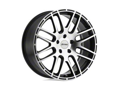 Petrol P6A Gloss Black with Machined Cut Face Wheel; 17x7.5; 40mm Offset