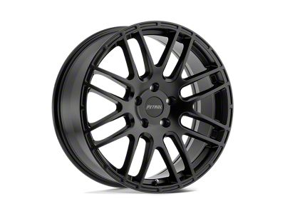 Petrol P6A Matte Black Wheel; 17x7.5; 40mm Offset