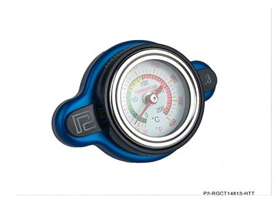Phase 2 Motortrend Style 148 Radiator Gauge Cap; 1.3 Bar (90-91 Civic)