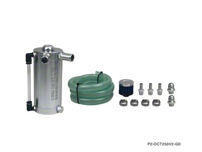 Phase 2 Motortrend Mini V2 Oil Catch Tank; 250cc (Universal; Some Adaptation May Be Required)