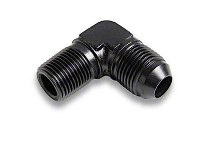 NOS Pipe Fitting 90 Degree Male To Pipe; -4AN - 1/8 in. NPT; Black; - 17659;
