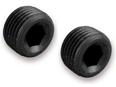 NOS Pipe Fitting Allen Pipe Plug; 1/16 in. NPT; Black; Aluminum; - 17199;