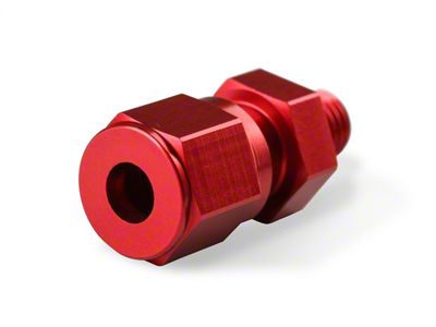 NOS Pipe Fitting Compression; 3/16 in. Tube To 1/4 in.-20 FTG; Red; - 16445;