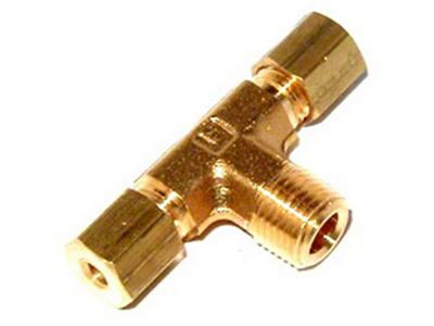 NOS Pipe Fitting Compression T; 1/8 in. To 1/8 in. To 1/8 in. NPT; - 16435