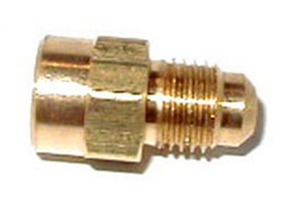 NOS Pipe Fitting Female-Male Adapter; 1/8 in. NPT Female -4AN Male; Steel; - 16781