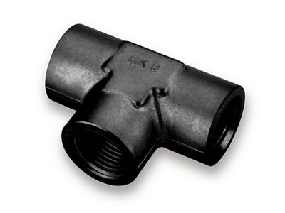 NOS Pipe Fitting Female Tee; 1/8 in. NPT; Aluminum; Black; - 17243