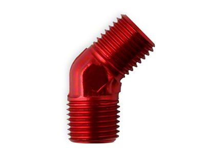 NOS Pipe Fitting Flare Jet; -3AN - 1/8 in. NPT; 45 deg.; Red; - 17713