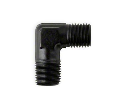 NOS Pipe Fitting Flare Jet; -3AN - 1/8 in. NPT; 90 deg.; Black; - 17654