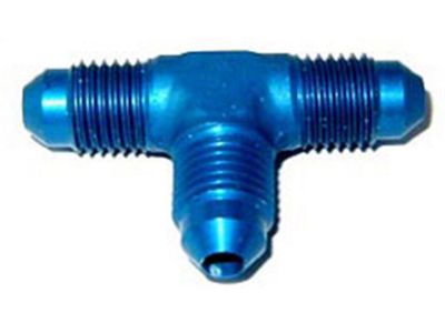 NOS Pipe Fitting Flare To Flare T; -4AN To -4AN To -4AN; Blue; - 17810;