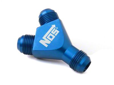 NOS Pipe Fitting Specialty Y; -10AN To -10AN To -10AN; Blue; - 17846;