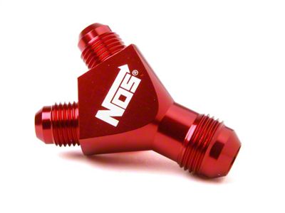 NOS Pipe Fitting Specialty Y; -6AN To -6AN To -8AN; Red; - 17841;