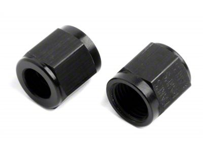 NOS Pipe Fitting Tube Nut; -3AN; 3/16 in. Tube; Black; Aluminum; - 17552