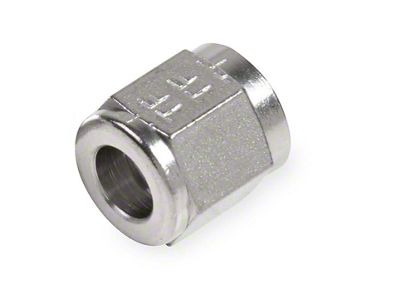 NOS Pipe Fitting Tube Nut; -6AN; 3/8 in. Tube; Stainless Steel; - 17566
