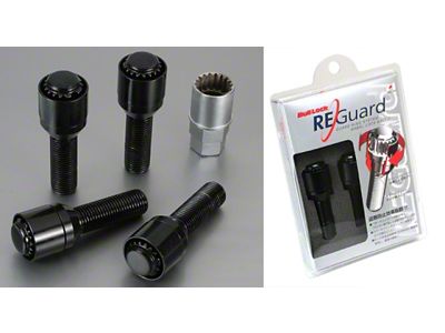 Project Kics 12R 35MM Black Reguard Bolt - 12X1.50 - WR661B35