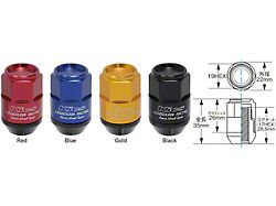 Project Kics Leggdura Racing Shell Type Lug Nut 35mm Closed-End - WCL3511A