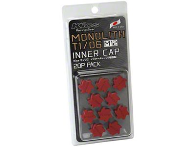 Project Kics M12 Monolith Cap - Red Only Works For - WCMF1R