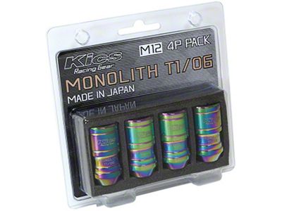 Project Kics 12 x 1.25 Neochrome T1/06 Monolith Lug Nuts - WMN03N4P