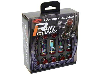 Project Kics 16+4 Locks Neo Chrome R40 Iconix w/o Plastic - WRI14NA