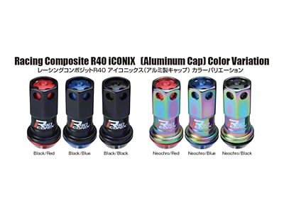 Project Kics 16+4 Neo Chrome Lock & Lug Nuts R40 - WRIA15NK
