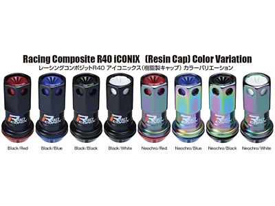 Project Kics 16+4 Locks Neocro R40 Iconix W/ Plastic Cap - WRIF11NK