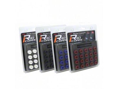 Project Kics R40 Iconix End Caps White - 20 Pcs - WCIF1W