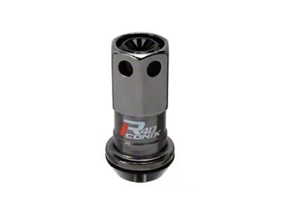 Project Kics R40 Iconix 12x1.25 Black Lug Nut Black Seat - WZRI3KK