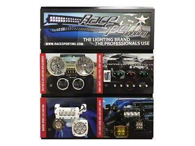 Race Sport Lighting Point of Purchase Display