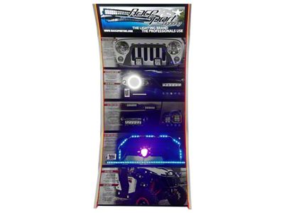 Race Sport Lighting Point of Purchase Display