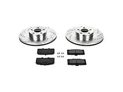 PowerStop Z23 Evolution Sport Brake Rotor and Pad Kit; Front (06-07 Impreza WRX)