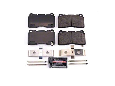 PowerStop Z23 Evolution Sport Carbon-Fiber Ceramic Brake Pads; Front Pair (04-14 Impreza WRX STI)