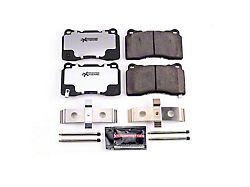 PowerStop Z26 Street Performance Carbon-Fiber Ceramic Brake Pads with Hardware Kit; Front Pair (04-14 Impreza WRX STI)