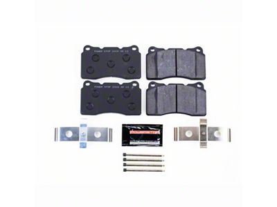 PowerStop Track Day Carbon-Fiber Metallic Brake Pads; Front Pair (15-21 WRX STI)