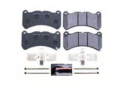 PowerStop Track Day Carbon-Fiber Metallic Brake Pads; Front Pair (2024 WRX TR)