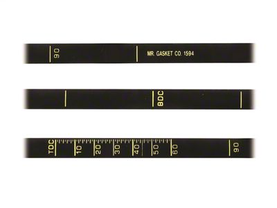 Mr. Gasket Precision Timing Tape; 6 3/8 in. Dia.; - 1594