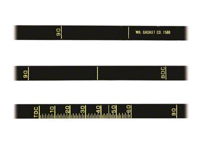 Mr. Gasket Precision Timing Tape; 6.75 in. Dia.; - 1588