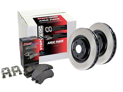 StopTech OE Coated Front Brake Kit 2 Wheel - 909.47013 (97-01 Impreza L, Outback, Brighton)