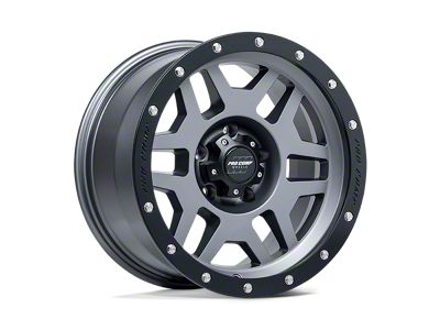 Pro Comp Phaser Matte Graphite with Black Lip Wheel; 17x9; -6mm Offset