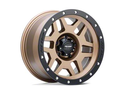 Pro Comp Phaser Matte Bronze with Black Lip Wheel; 17x9; -6mm Offset