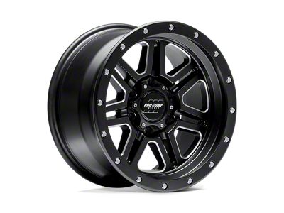 Pro Comp APEX Satin Black Milled Wheel; 20x10; -18mm Offset