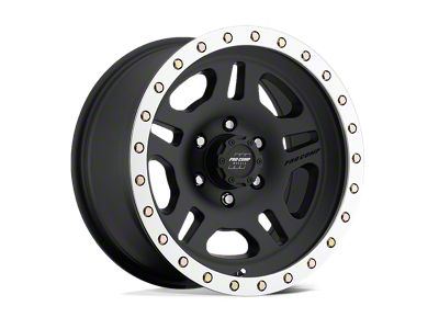 Pro Comp La Paz Satin Black Machined Wheel; 16x8; 0mm Offset