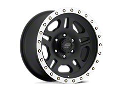 Pro Comp La Paz Satin Black Machined Wheel; 16x8; 0mm Offset; 6x139.7mm Bolt Pattern; 106.10mm Hub Bore