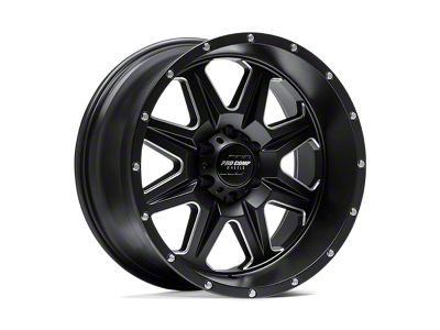 Pro Comp RECON Satin Black Milled Wheel; 17x9; -6mm Offset