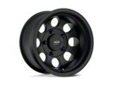 Pro Comp Vintage Flat Black Wheel; 15x8; -19mm Offset; 5x114.3mm Bolt Pattern; 78.10mm Hub Bore