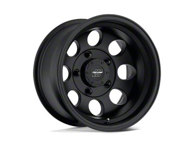 Pro Comp Vintage Flat Black Wheel; 16x8; -12mm Offset; 6x139.7mm Bolt Pattern; 106.10mm Hub Bore
