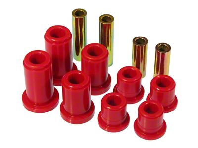 Prothane 01-07 Chevy 1500HD Front Control Arm Bushings - Red - 7-237